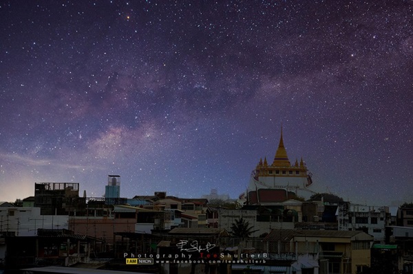 ทางช้างเผือก ความงามในจินตนาการเหนือน่านฟ้ากรุงเทพฯ