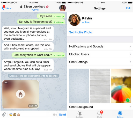 Telegram Messenger แอพฯ แชทความปลอดภัยสูง ป้องกันความลับรั่วไหล
