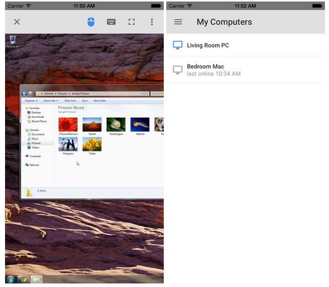 Google Chrome Remote Desktop