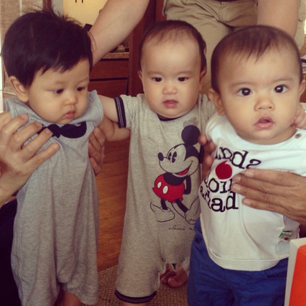 3 ลูกดารา นิหน่า - เป้ย - ฝ้าย ประชันหล่อที่หัวหิน 