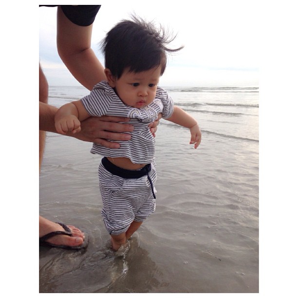 3 ลูกดารา นิหน่า - เป้ย - ฝ้าย ประชันหล่อที่หัวหิน 